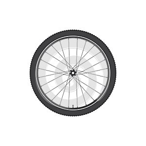 Vector bike wheel icon