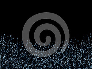 Binary code cyber monday sale background.