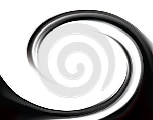 Vector black backdrop of swirling texture photo