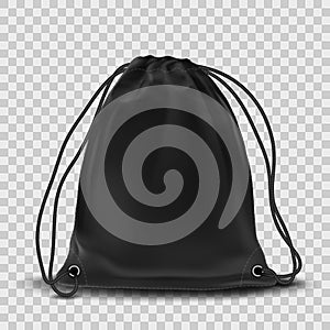 Vector black backpack