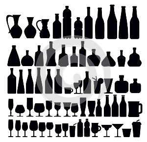 Beverage and glass icons
