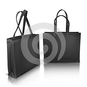 Vector Black Mock up EcoBags
