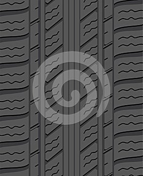 vector black rubber tyre