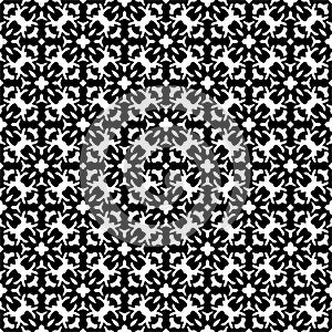 Vector Black White Design Geometric seamless.