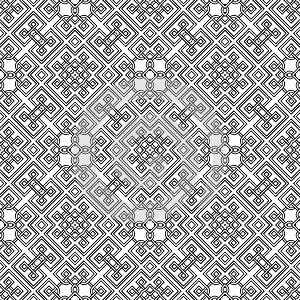 Vector BLACK WHITE PATTERN DESIGN GEOMETRIC