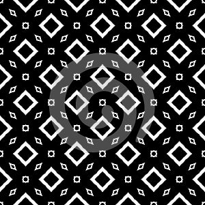 Vector Black and White seamless pattern design