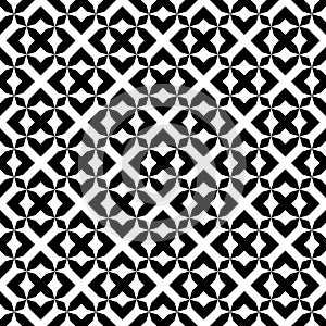 Vector Black and White seamless pattern design GEOMETRIC