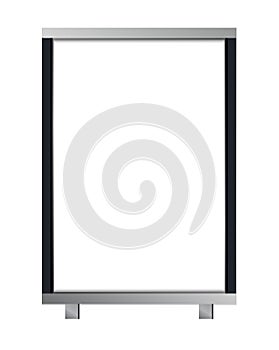 Vector blank citylight lightbox