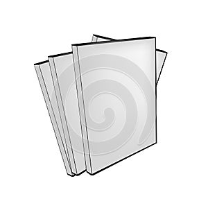 Vector blank dvd cases