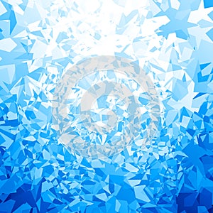 Vector blue ice background