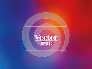 Vector blue-red gradient abstract background