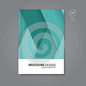 Vector book cover template design
