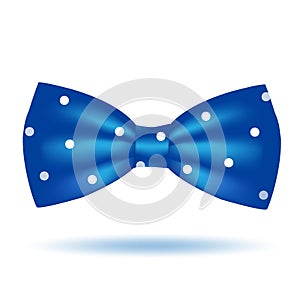 Vector bow tie icon isolated on white background