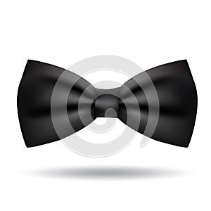 Vector bow tie icon isolated on white background