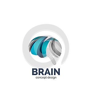 Vector brain logo