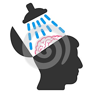 Brain Washing Vector Icon