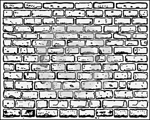 Vector brick wall