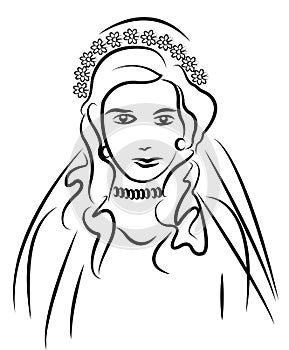 Vector bride