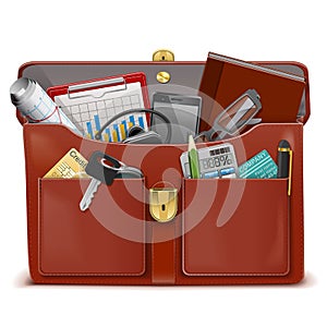 Vector Briefcase with Accessories