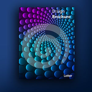 Vector brochure booklet cover design templates