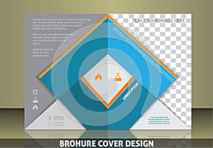 Vector brochure cover template