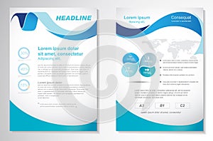 Template vector design for Brochure, AnnualReport, Magazine, Poster, Corporate Presentation, Portfolio, Flyer, infographic, layout