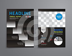 Vector brochure, flyer, magazine cover booklet