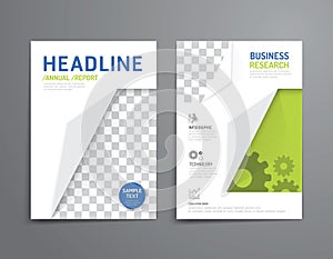 Vector brochure, flyer, magazine cover booklet poster design.