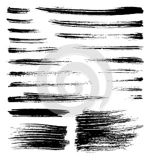 Vector brush strokes