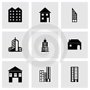 Vector building icons set