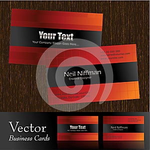 Vector business card