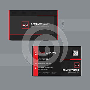 Vector Business cards and Modern Creative and Clean template.