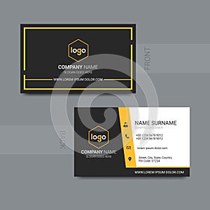Vector Business cards and Modern Creative and Clean template.
