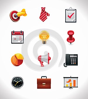 Vector business icon set