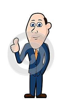 vector businessman character