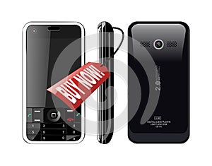 Vector buy now a smartphone