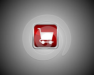 Vector Buy Shop Cart Purchase Checkout Icon - Trolly Sign For online purchases