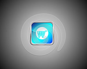 Vector Buy Shop Cart Purchase Checkout Icon - Trolly Sign For online purchases