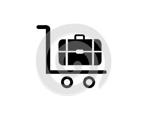 Vector Buy Shop Cart Purchase Checkout Icon - Trolly Sign For online purchases