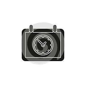 vector calendar events illustration - schedule meeting time reminder sign symbol