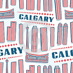 Vector Calgary Seamless Pattern