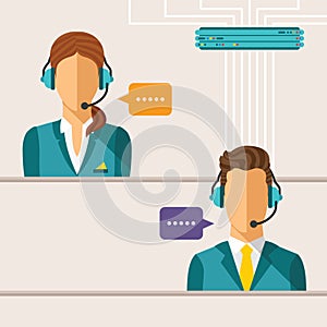 Vector call center concept