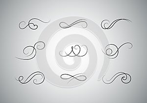 Vector Calligraphic Flourishes