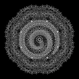 Vector calligraphical mandala