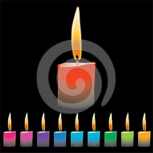 Vector candle