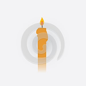 Vector of candle