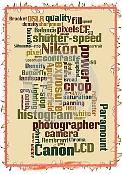 Vector Canon vs Nikon photography photo