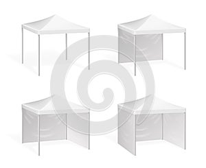 Vector canopy. Pop up tent for outdoor event