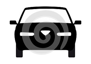 Vector car Icon on white background