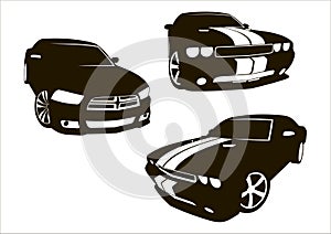 Vector car models